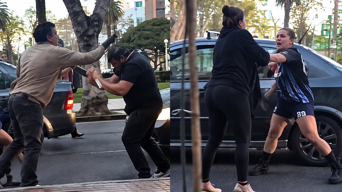 ¡Escándalo en Rosario! Bocinazos y botellazos en una pelea familiar que se hizo viral