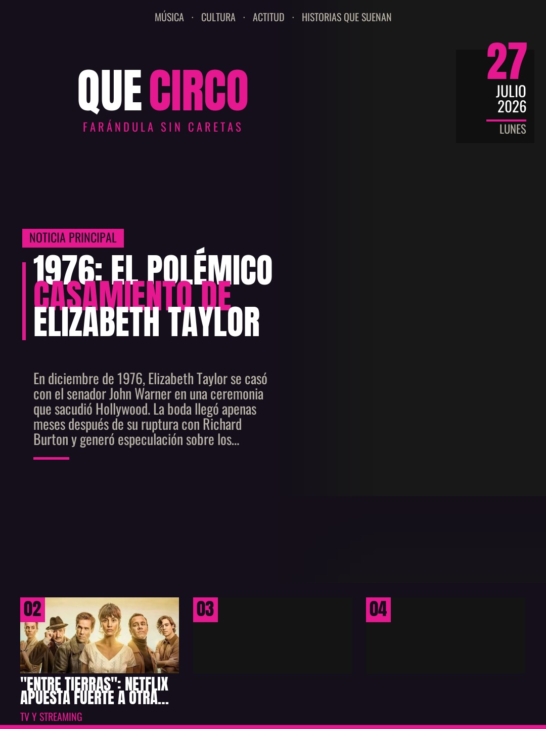 La tapa del día — Que Circo
