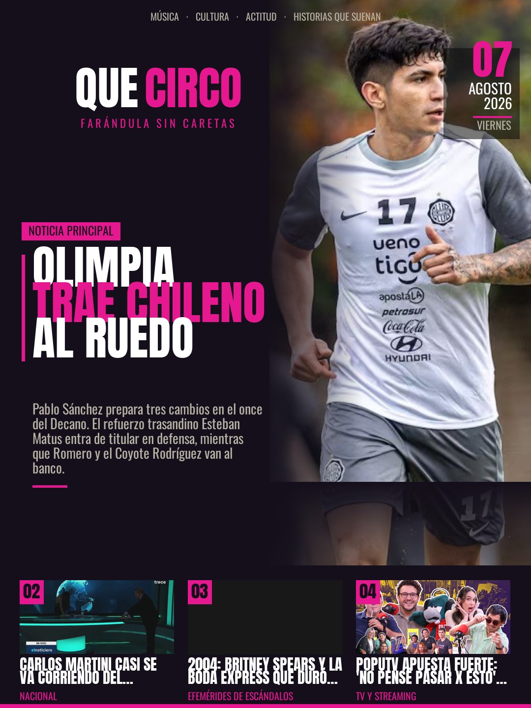 La tapa del día — Que Circo