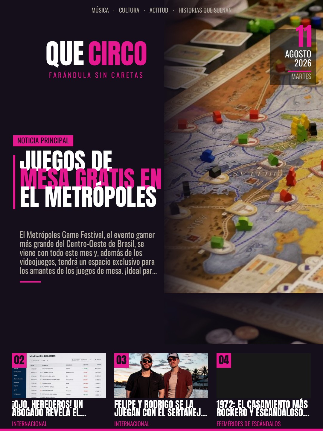 La tapa del día — Que Circo