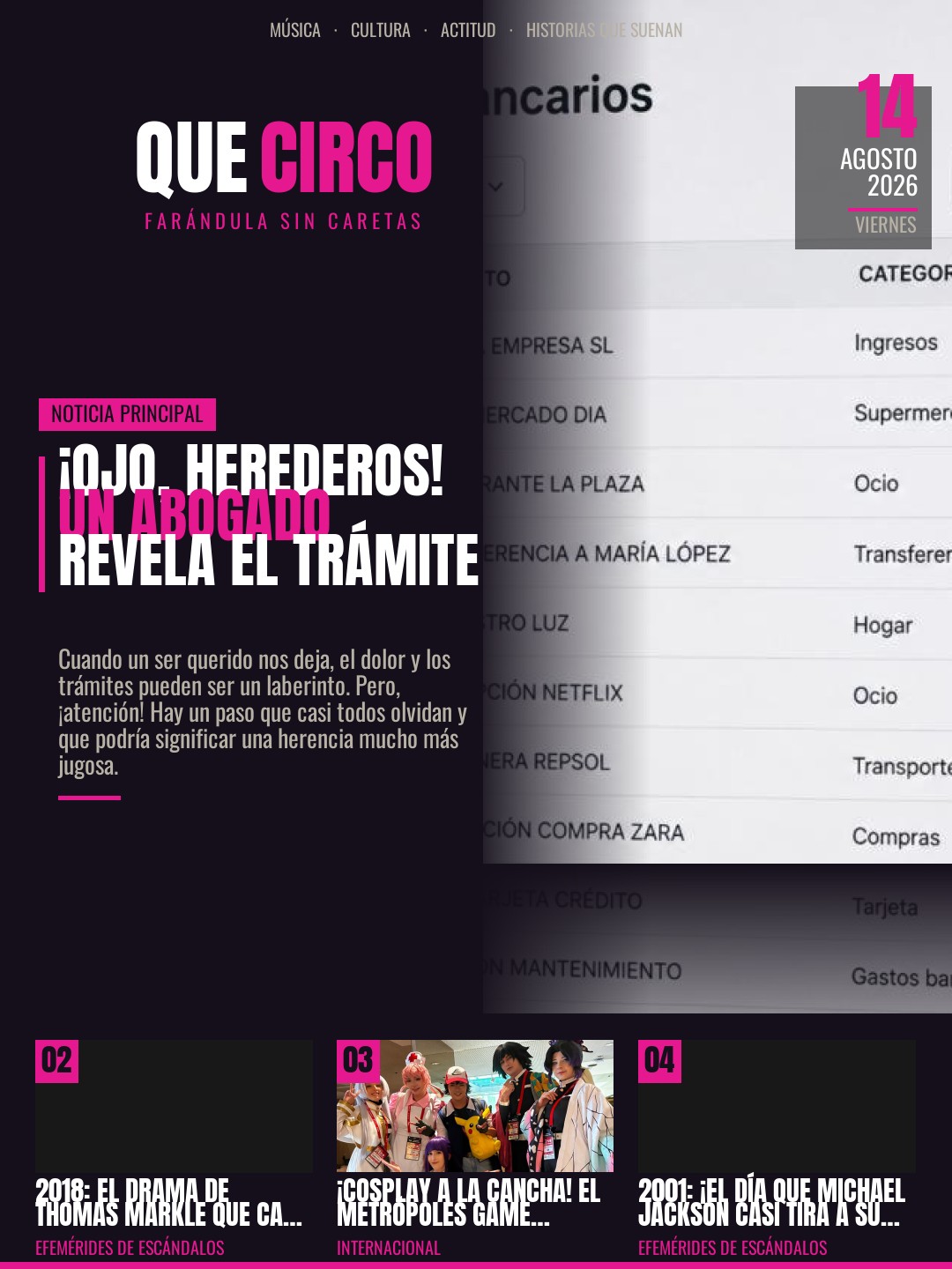 La tapa del día — Que Circo