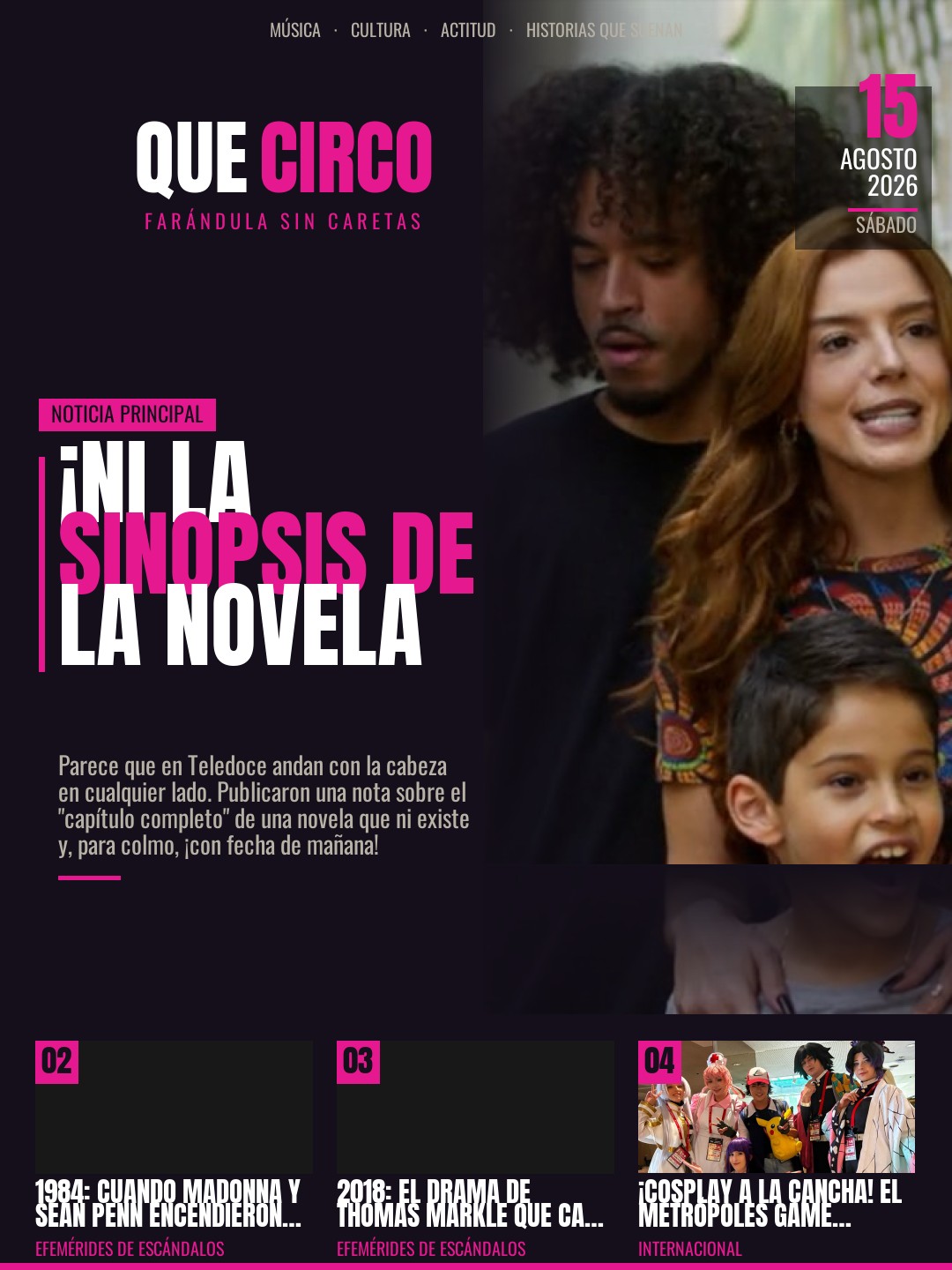 La tapa del día — Que Circo