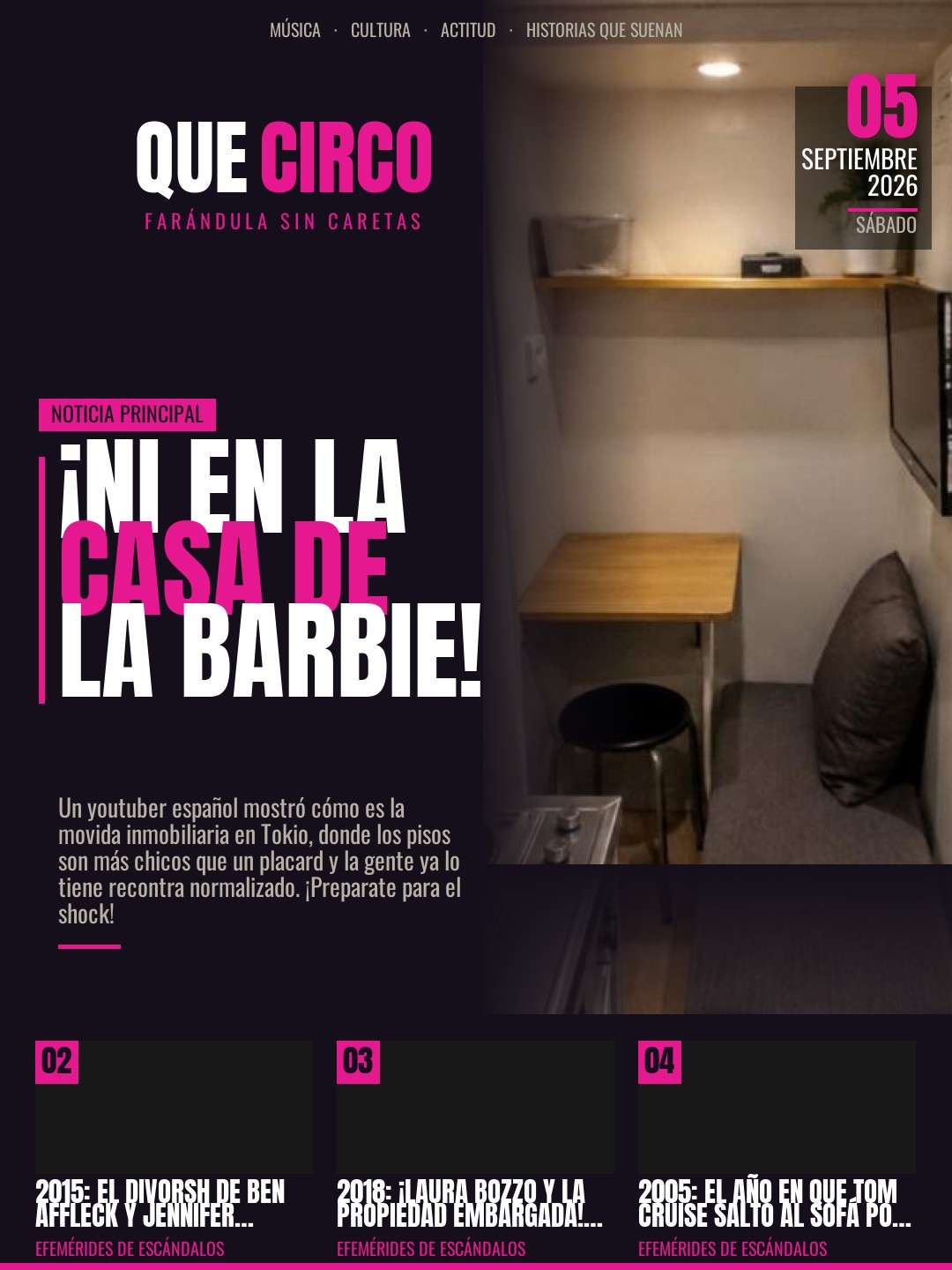 La tapa del día — Que Circo