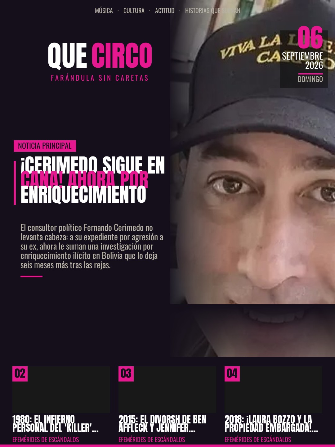 La tapa del día — Que Circo