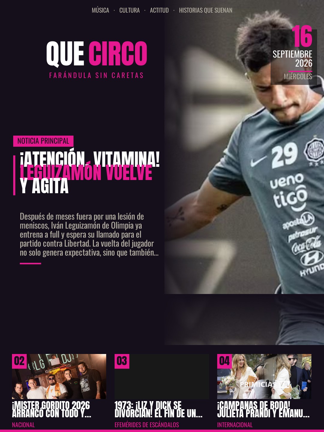 La tapa del día — Que Circo