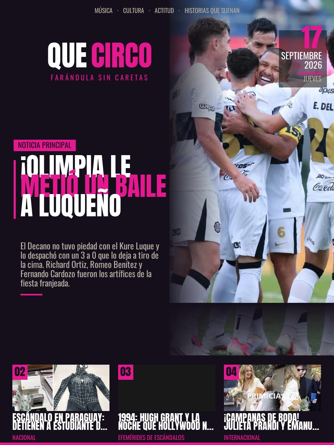 La tapa del día — Que Circo