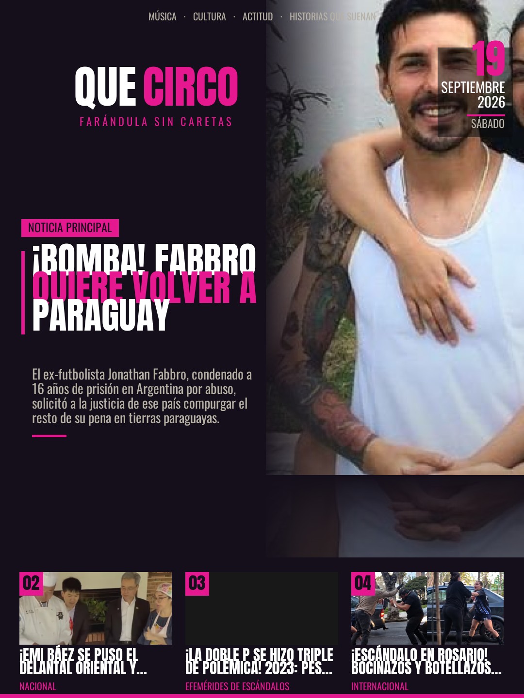 La tapa del día — Que Circo