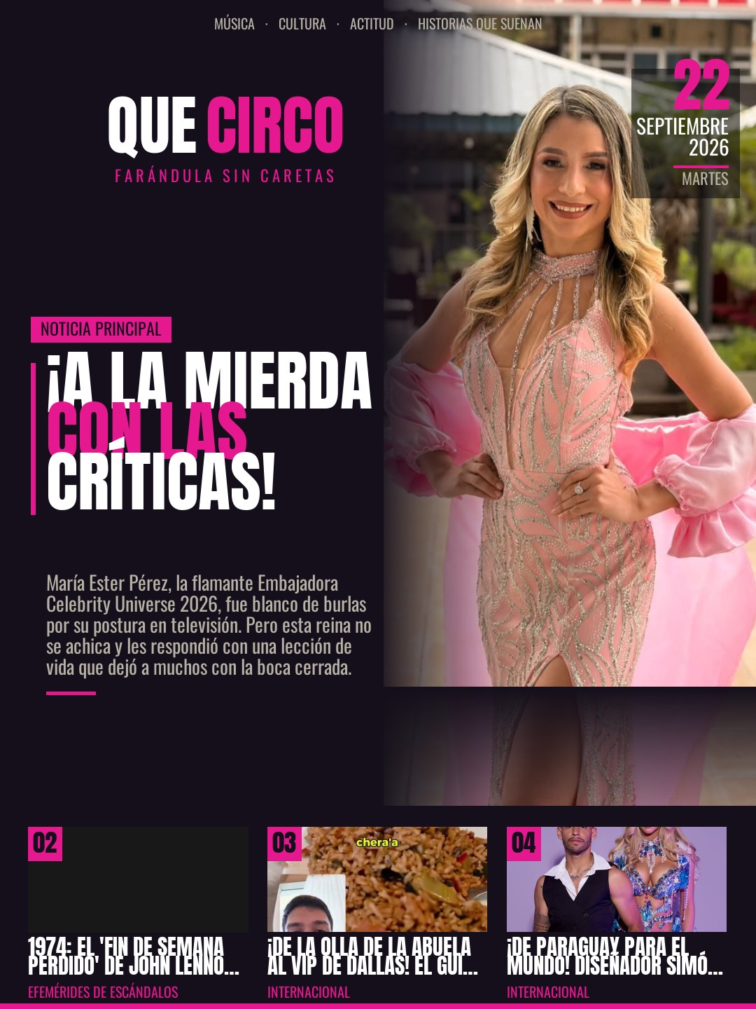 La tapa del día — Que Circo