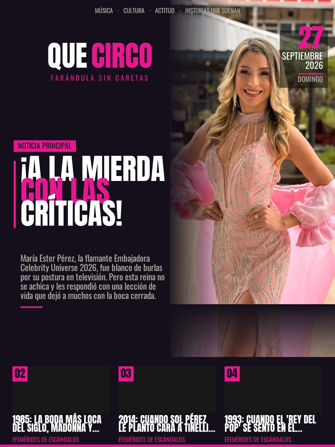 La tapa del día — Que Circo
