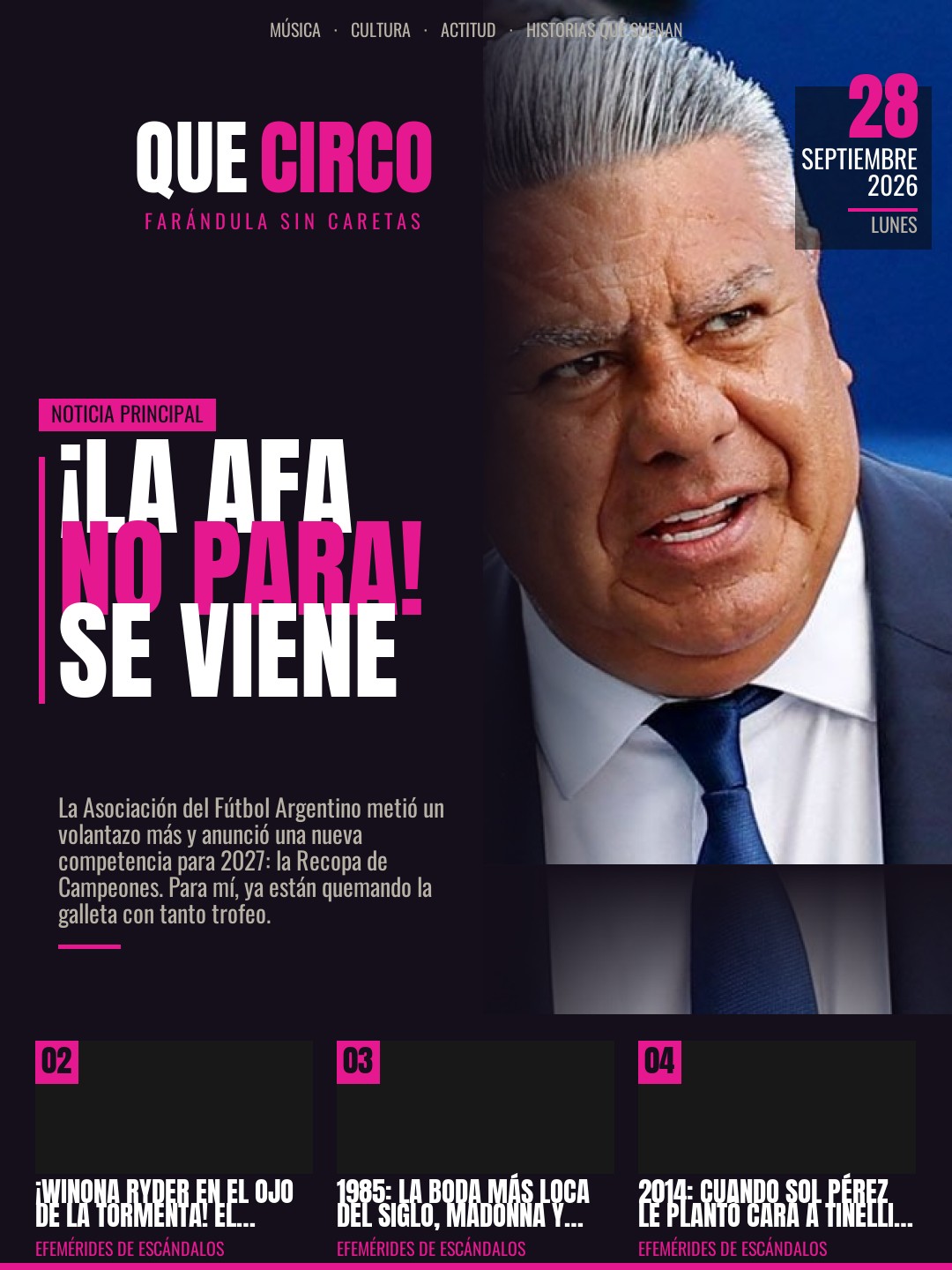 La tapa del día — Que Circo