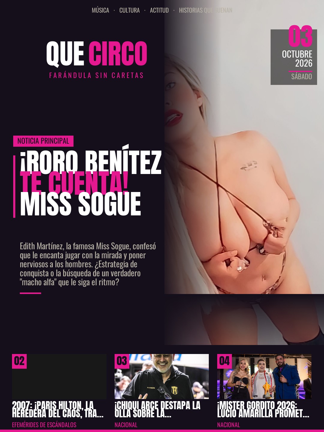La tapa del día — Que Circo
