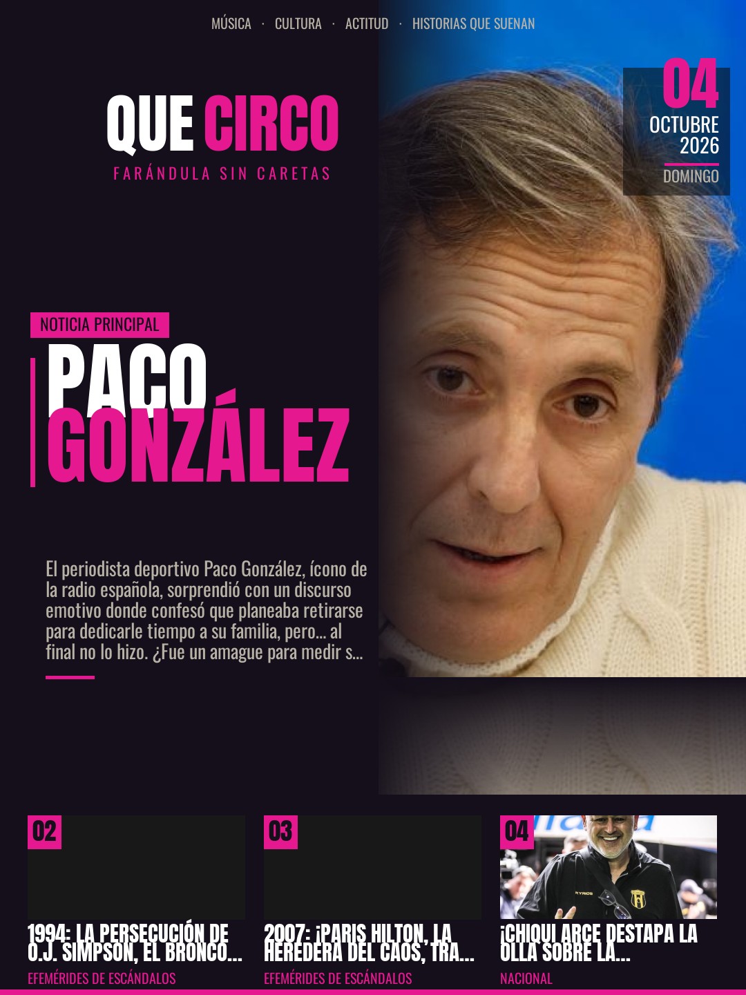 La tapa del día — Que Circo