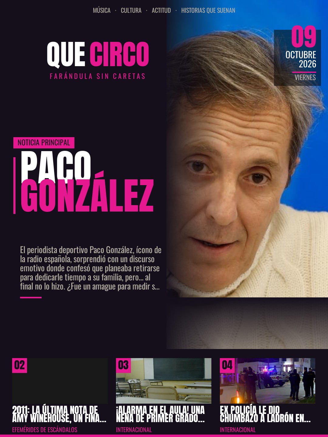 La tapa del día — Que Circo
