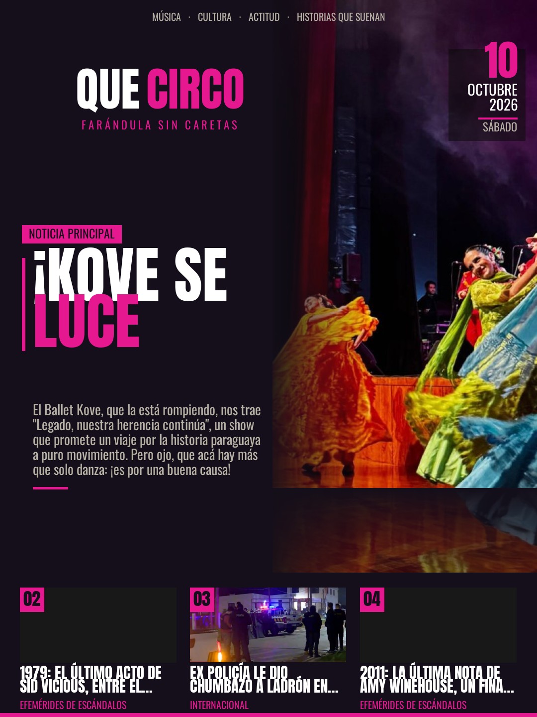 La tapa del día — Que Circo