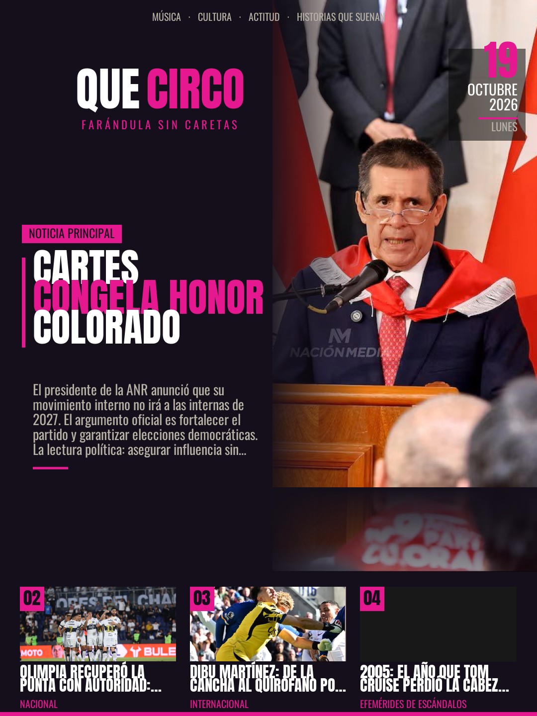 La tapa del día — Que Circo