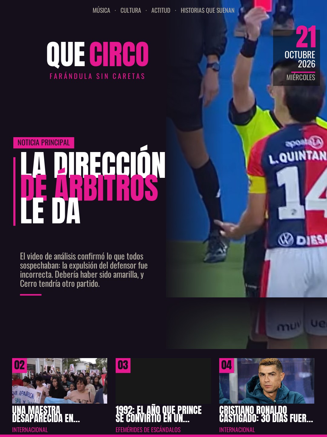 La tapa del día — Que Circo